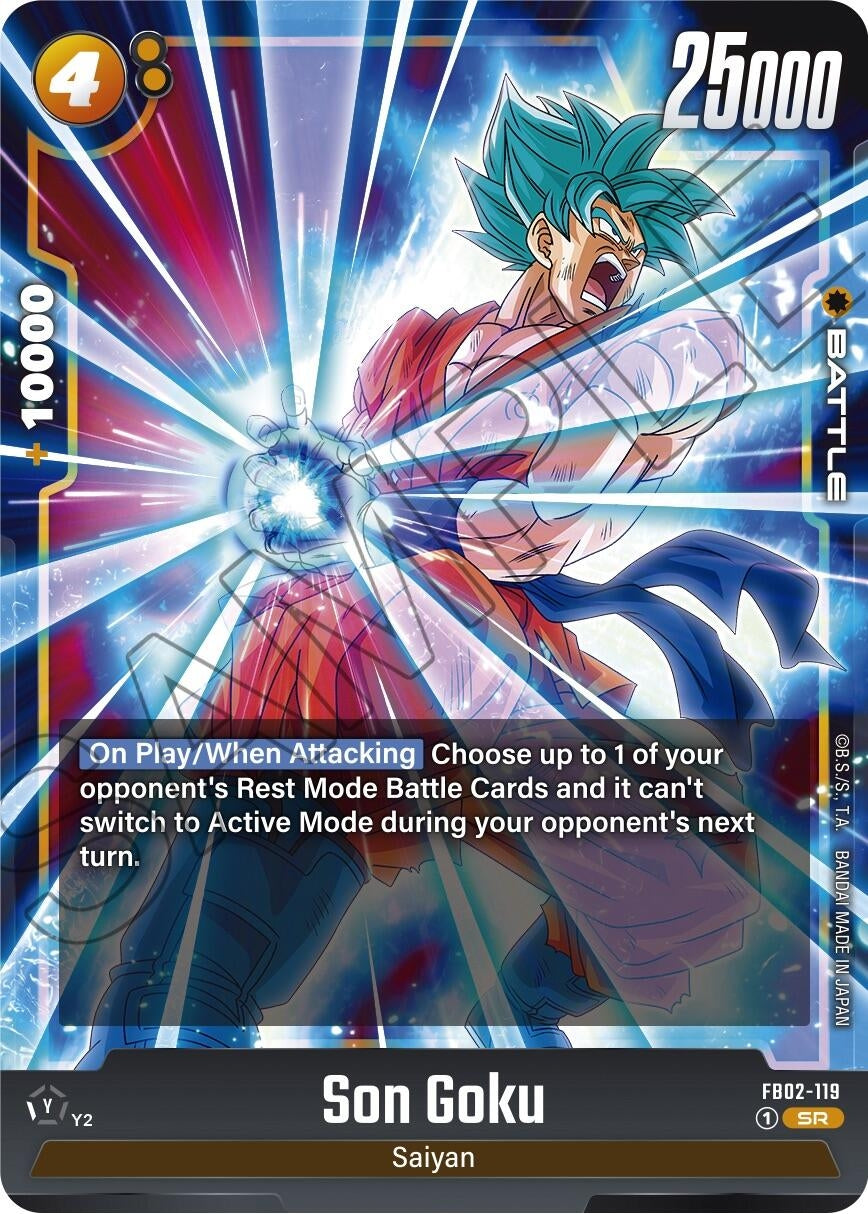 Image for Son Goku - FB02-119 - Dragon Ball Super: Fusion World