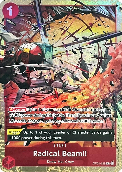 Image for Radical Beam!! (Premium Card Collection -Best Selection Vol. 1-) - One Piece Card Game