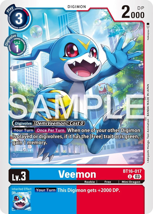 Image for Veemon - Digimon Card Game