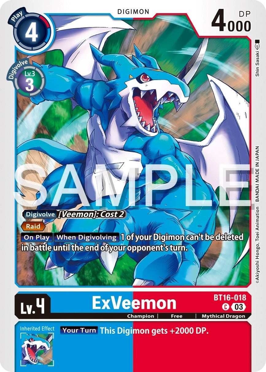 Image for ExVeemon - Digimon Card Game