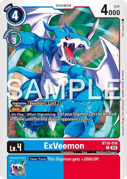 Image for ExVeemon - Digimon Card Game