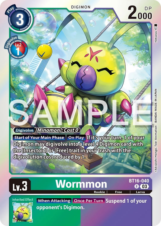 Image for Wormmon - Digimon Card Game
