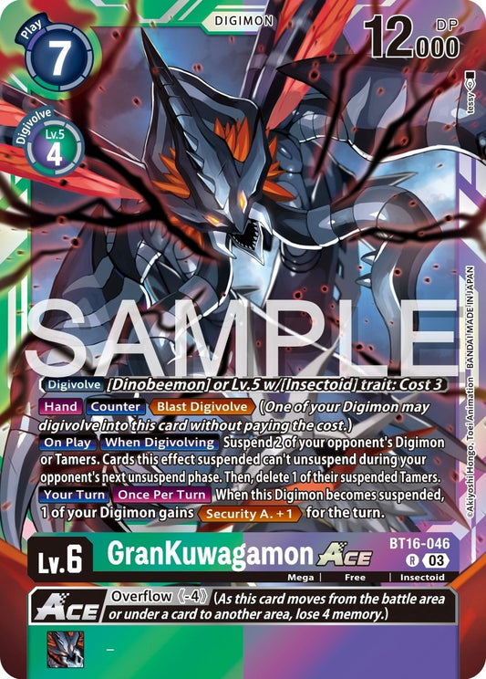 Image for GranKuwagamon ACE - Digimon Card Game