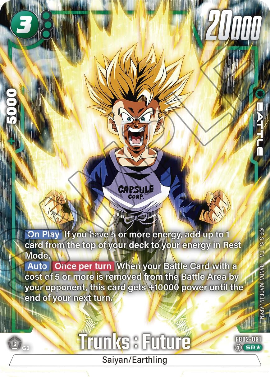 Image for Trunks : Future - FB02-091 (Alternate Art) - Dragon Ball Super: Fusion World