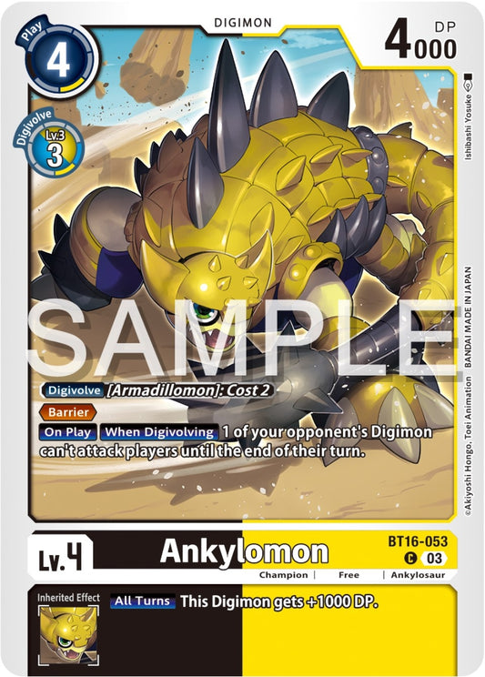 Image for Ankylomon - Digimon Card Game