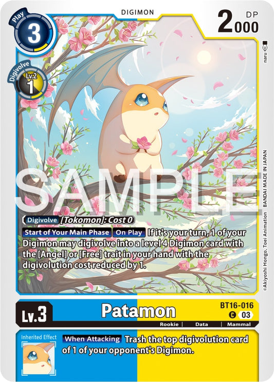 Image for Patamon - Digimon Card Game