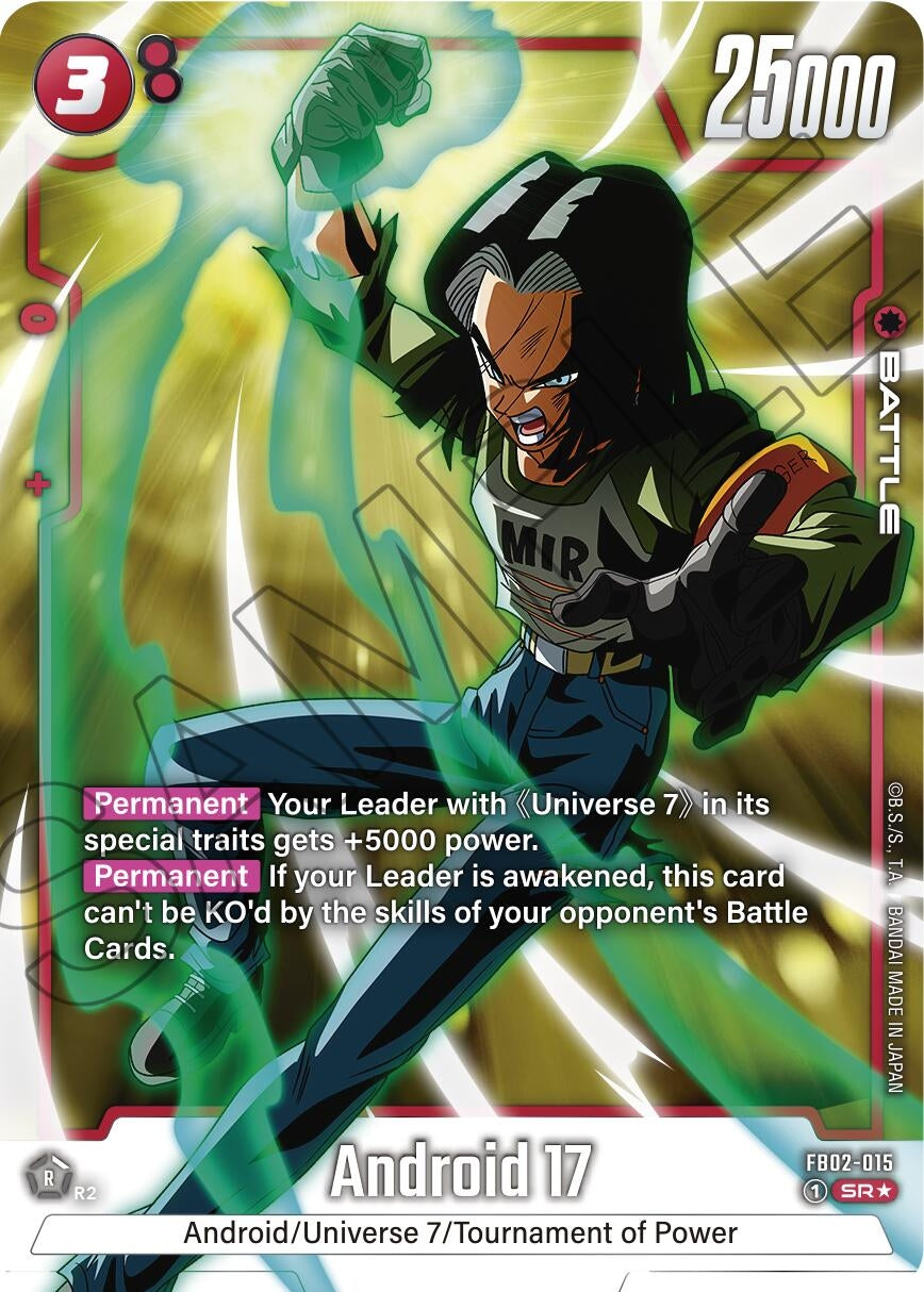 Image for Android 17 - FB02-015 (Alternate Art) - Dragon Ball Super: Fusion World