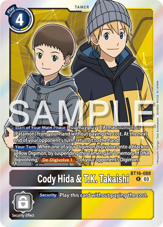 Image for Cody Hida & T.K. Takaishi - Digimon Card Game