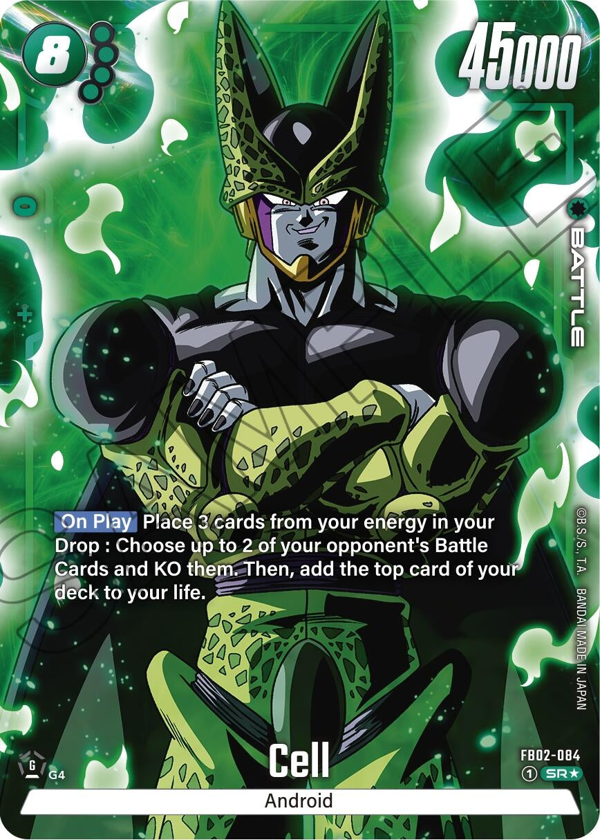 Image for Cell - FB02-084 (Alternate Art) - Dragon Ball Super: Fusion World