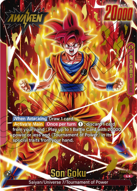 Image for Son Goku - FB02-001 (Alternate Art) - Dragon Ball Super: Fusion World