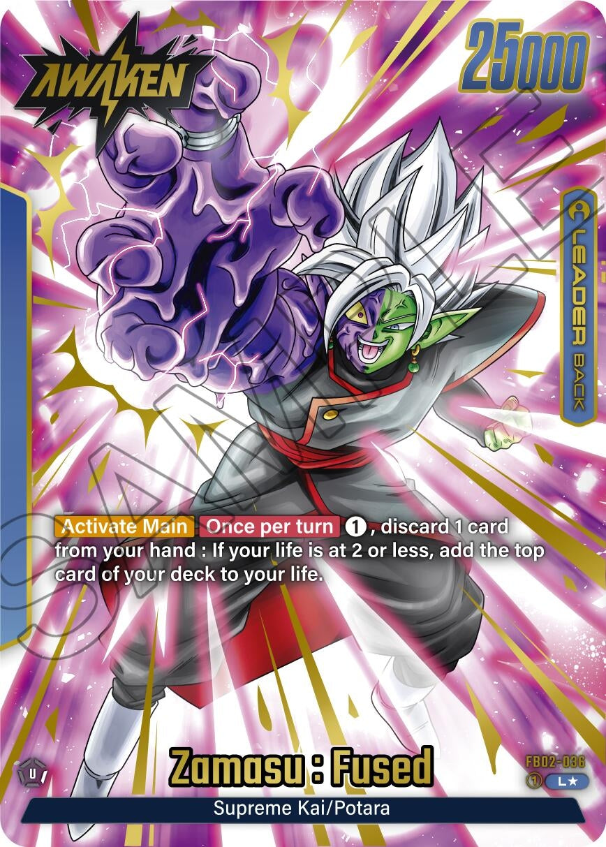Image for Zamasu : Fused - FB02-036 (Alternate Art) - Dragon Ball Super: Fusion World