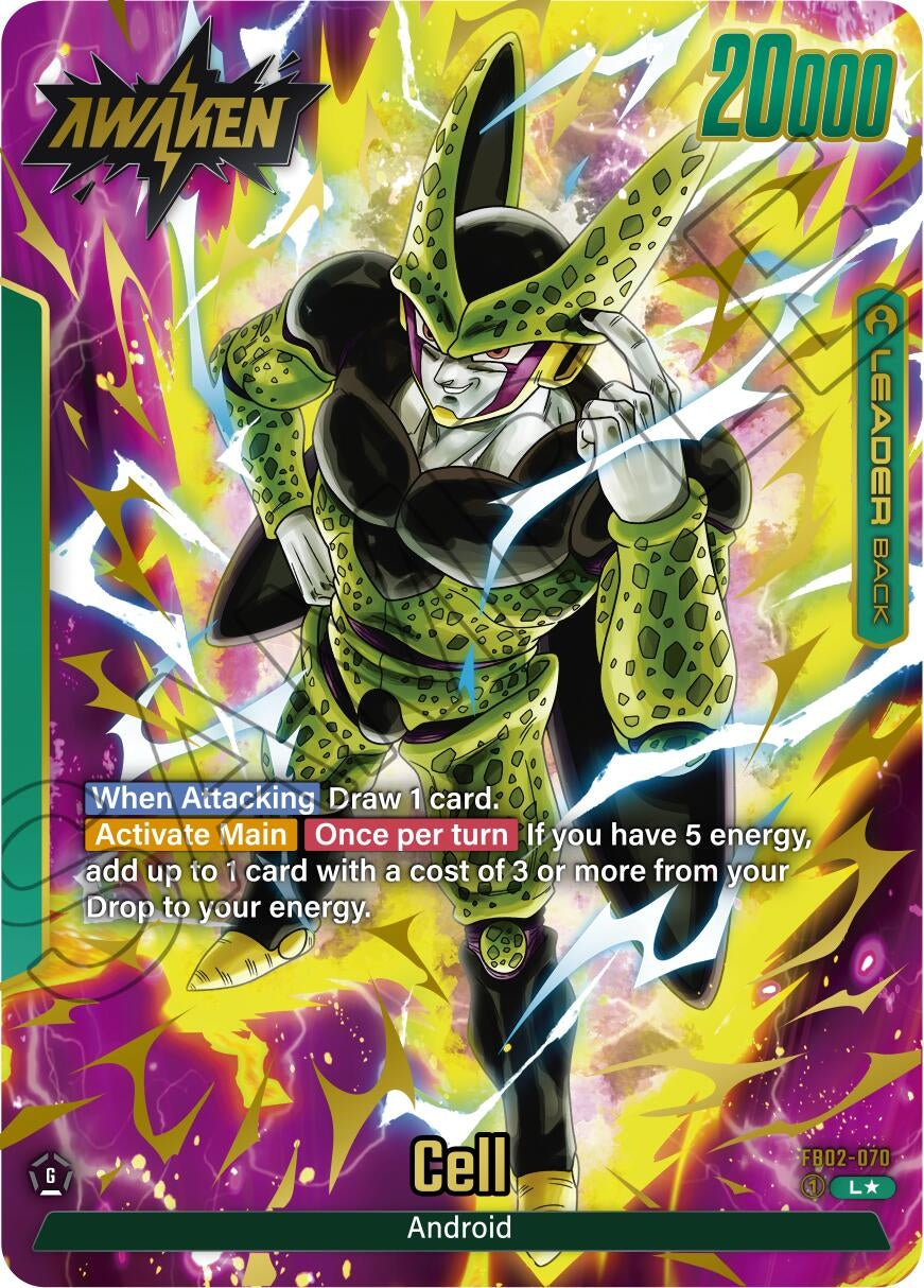 Image for Cell - FB02-070 (Alternate Art) - Dragon Ball Super: Fusion World