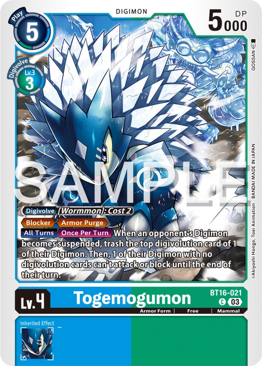 Image for Togemogumon - Digimon Card Game