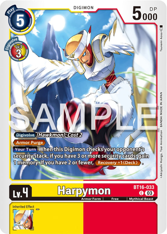 Image for Harpymon - Digimon Card Game
