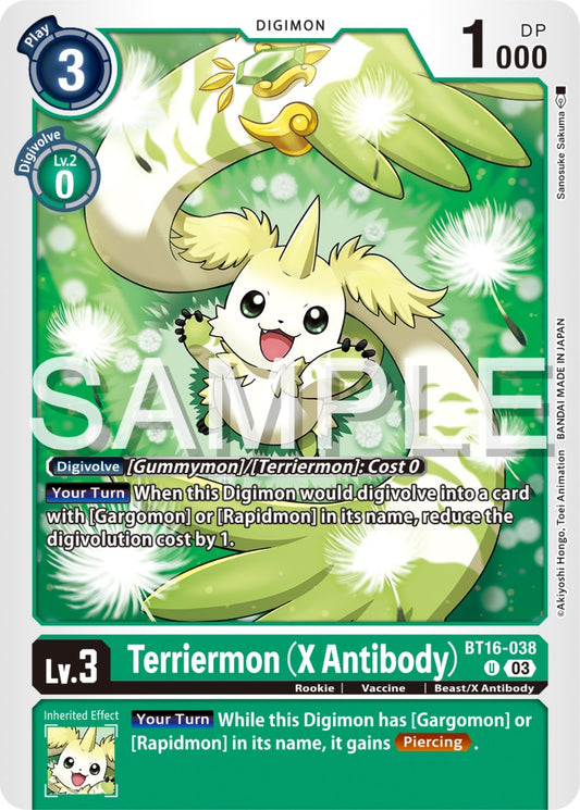 Image for Terriermon (X Antibody) - Digimon Card Game