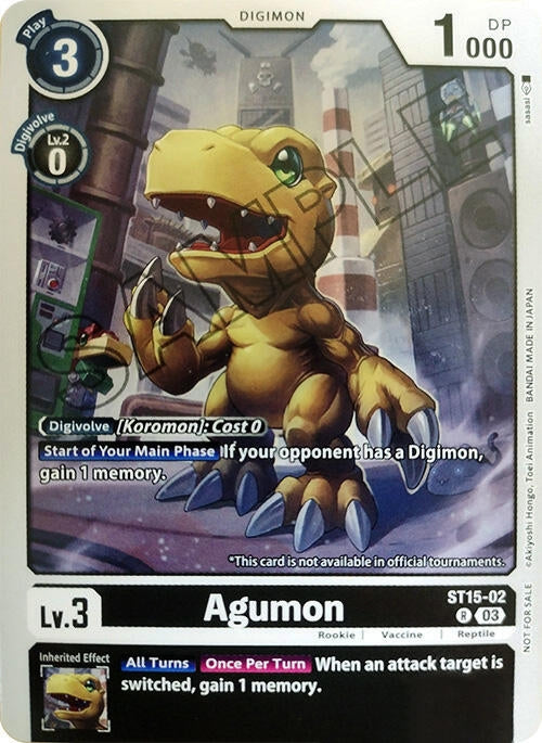 Image for Agumon (Demo Deck Exclusive) - Digimon Card Game