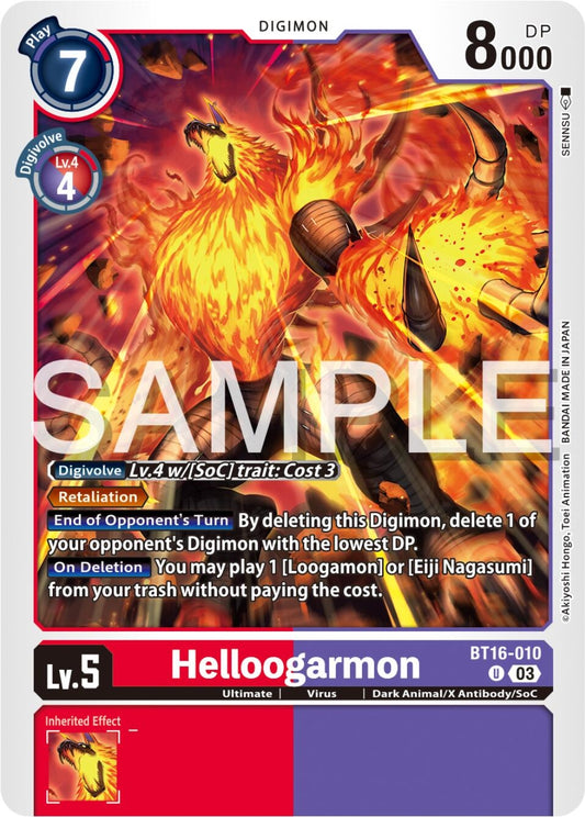Image for Helloogarmon - Digimon Card Game
