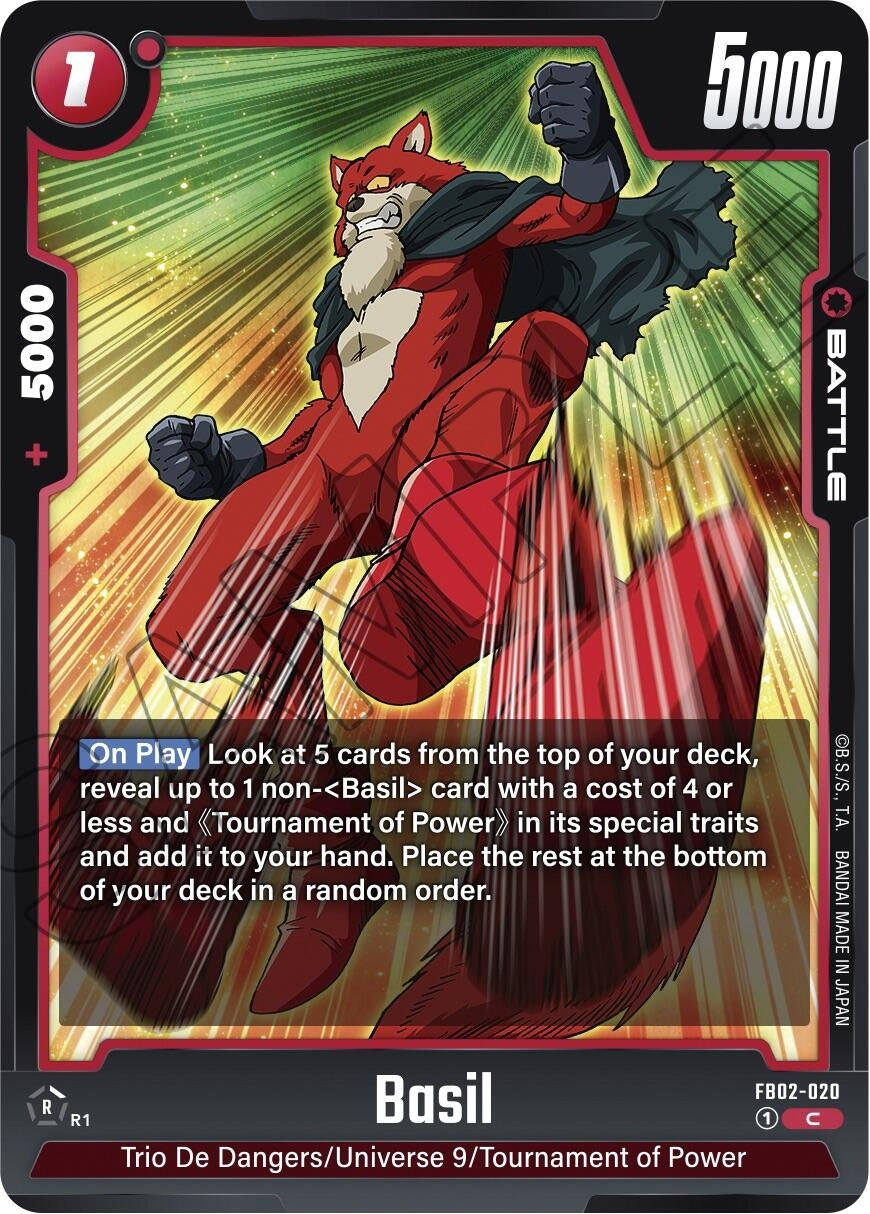 Image for Basil - Dragon Ball Super: Fusion World