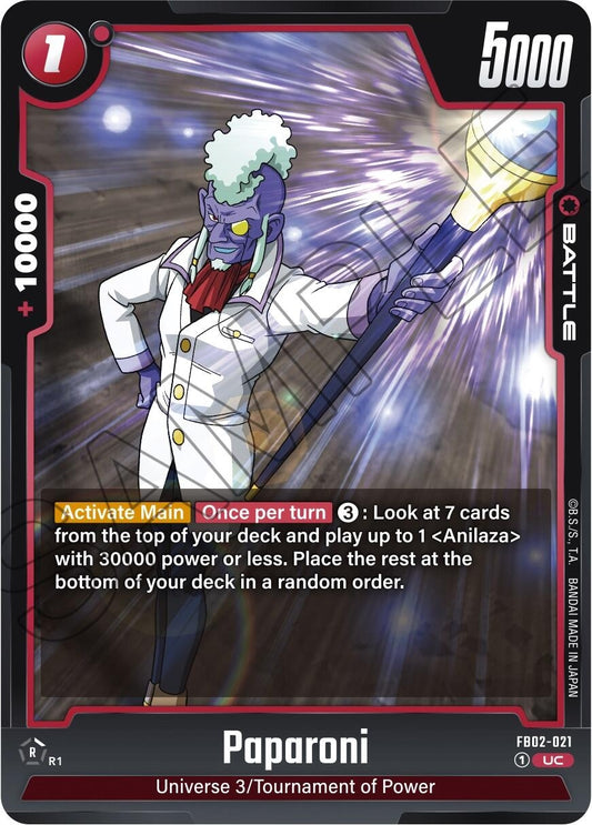 Image for Paparoni - Dragon Ball Super: Fusion World