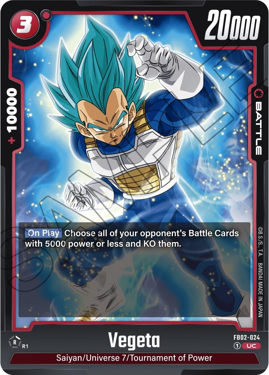Image for Vegeta - FB02-024 - Dragon Ball Super: Fusion World