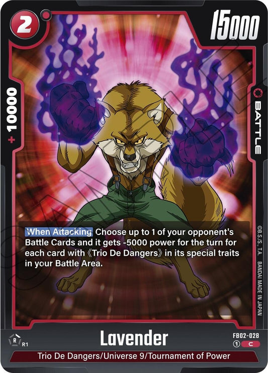 Image for Lavender - Dragon Ball Super: Fusion World