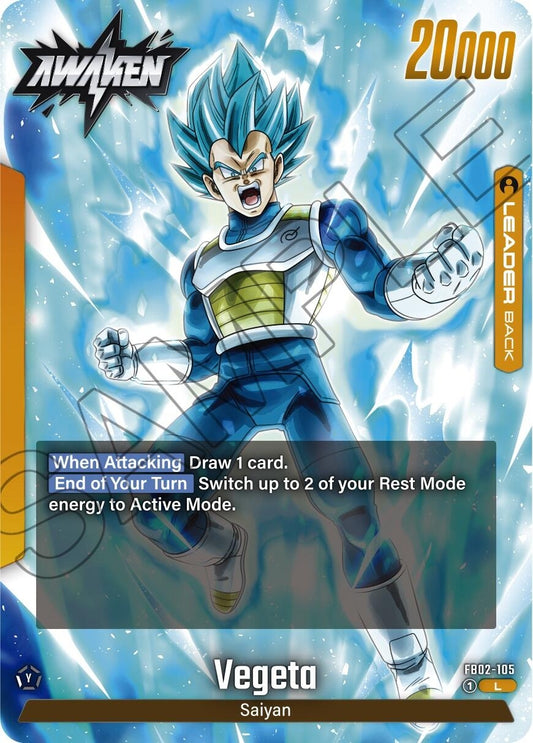 Image for Vegeta - FB02-105 - Dragon Ball Super: Fusion World