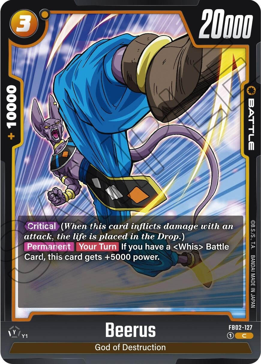 Image for Beerus - FB02-127 - Dragon Ball Super: Fusion World