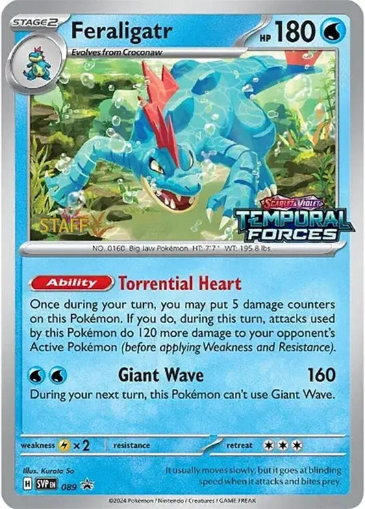 Image for Feraligatr - 089 (Prerelease) [Staff] - Pokemon