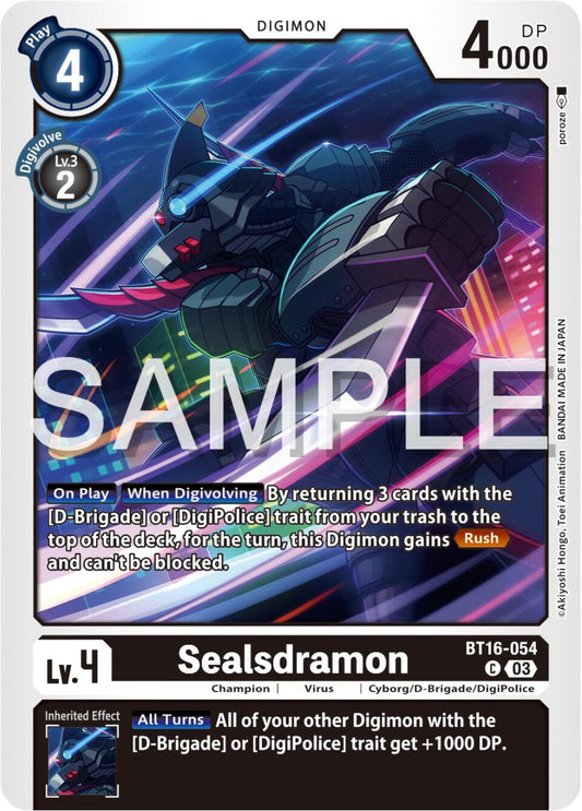 Image for Sealsdramon - Digimon Card Game