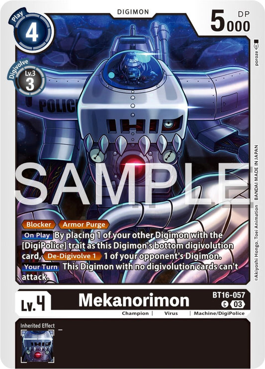 Image for Mekanorimon - Digimon Card Game