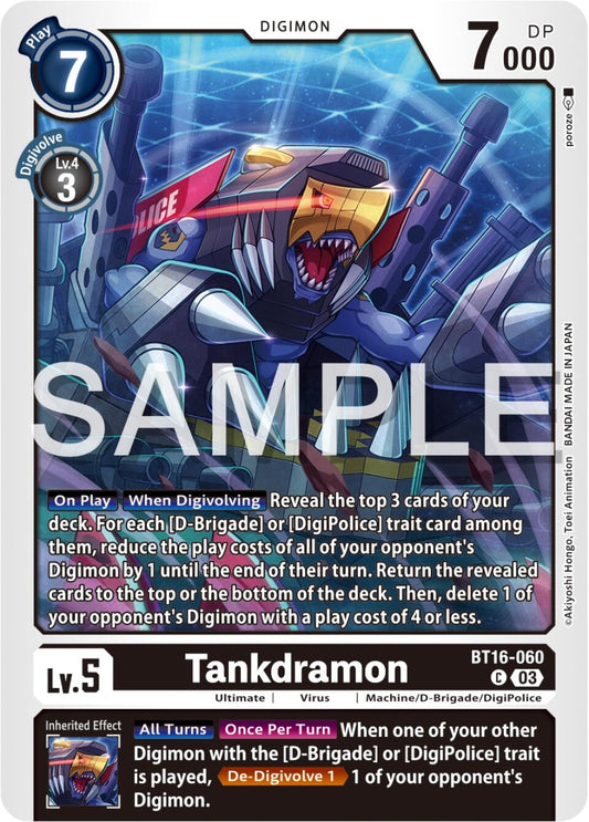 Image for Tankdramon - Digimon Card Game