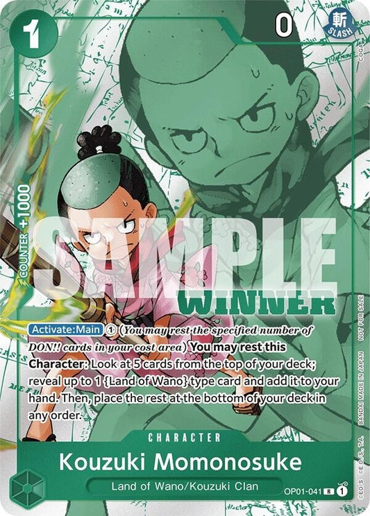 Image for Kouzuki Momonosuke (Winner Pack Vol. 7) - One Piece Card Game
