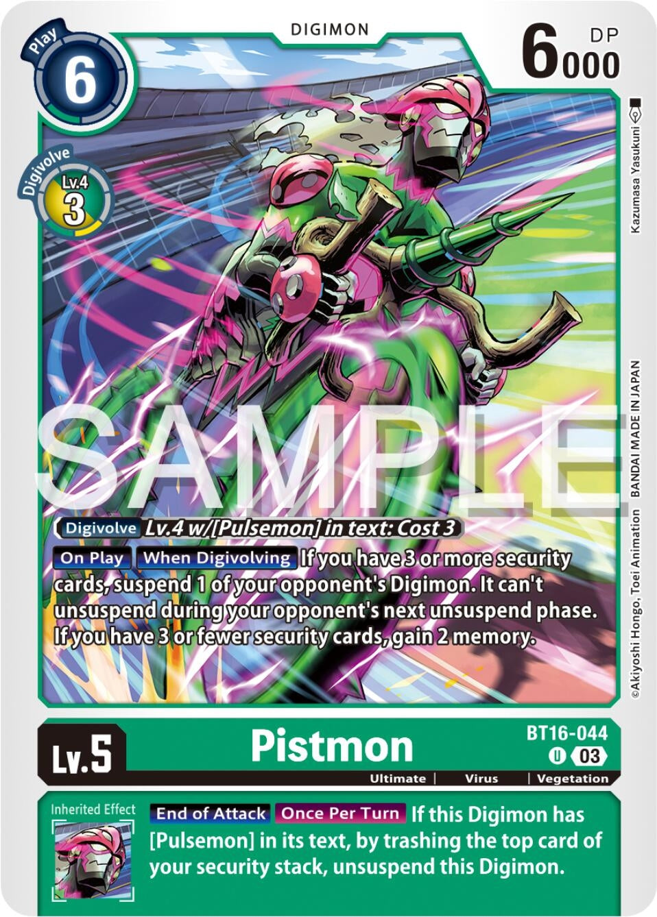Image for Pistmon - Digimon Card Game