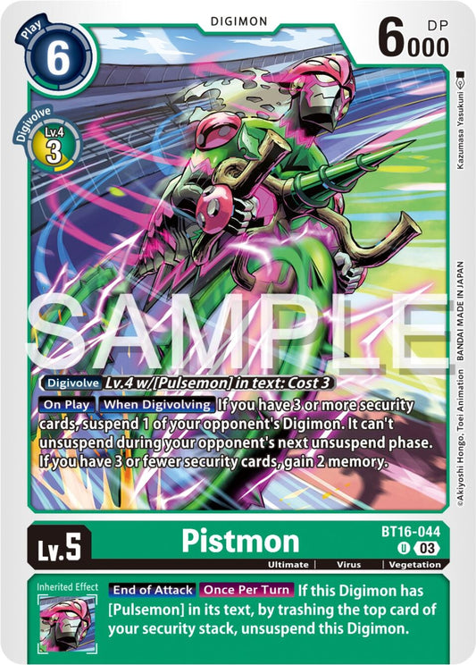 Image for Pistmon - Digimon Card Game