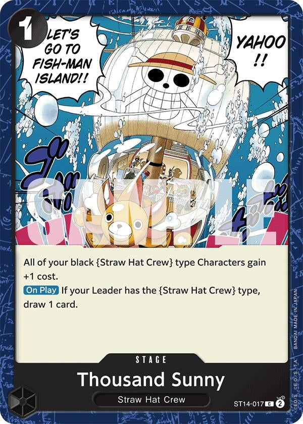 Image for Thousand Sunny - One Piece Card Game