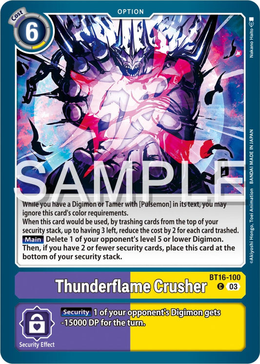 Image for Thunderflame Crusher - Digimon Card Game