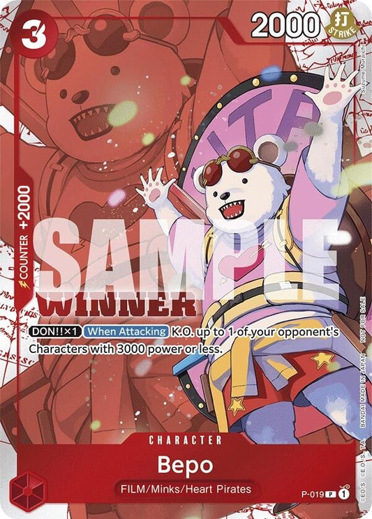 Image for Bepo (Winner Pack Vol. 7) - One Piece Card Game