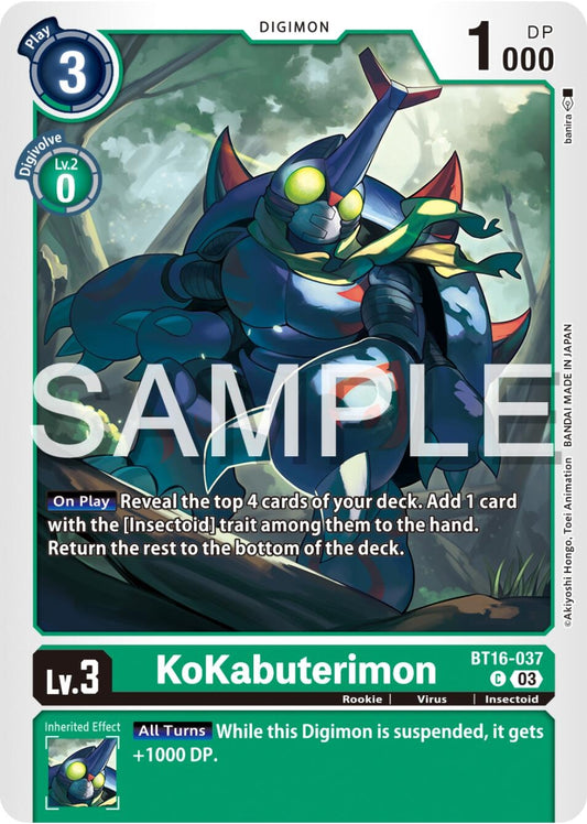 Image for KoKabuterimon - Digimon Card Game