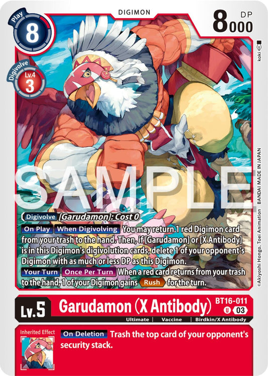 Image for Garudamon (X Antibody) - Digimon Card Game