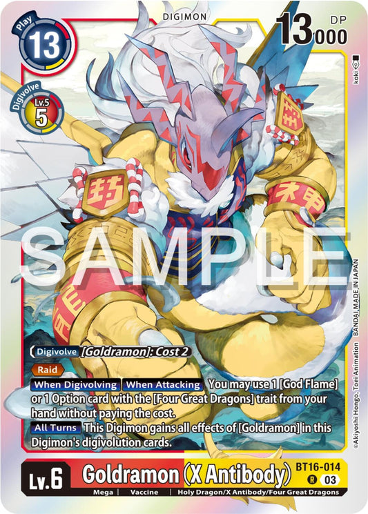 Image for Goldramon (X Antibody) - Digimon Card Game