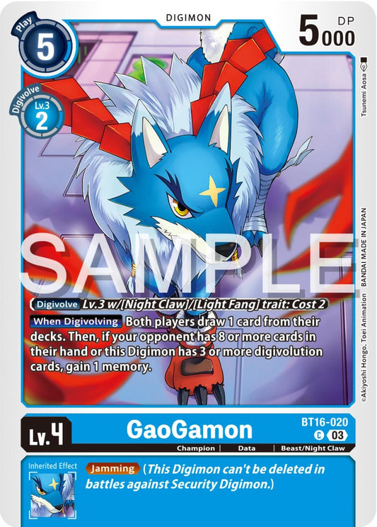 Image for GaoGamon - Digimon Card Game