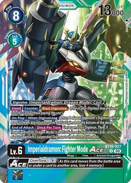 Image for Imperialdramon: Fighter Mode ACE - Digimon Card Game