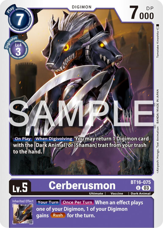 Image for Cerberusmon - Digimon Card Game