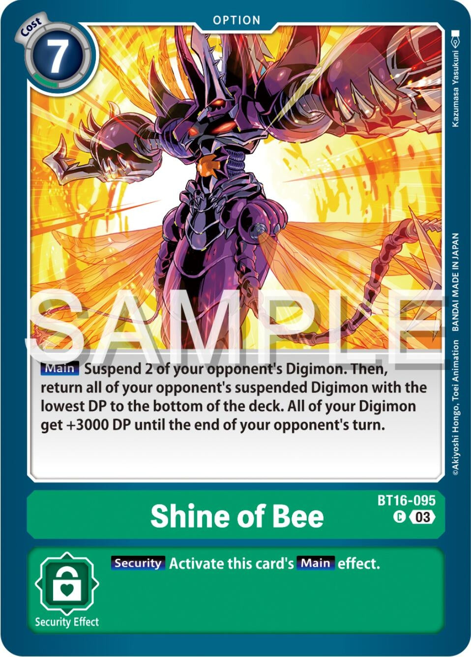 Image for Shine of Bee - Digimon Card Game
