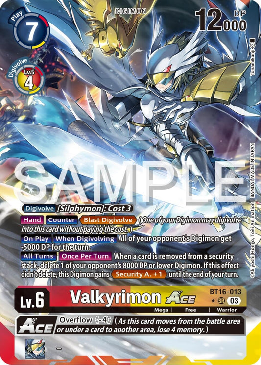 Image for Valkyrimon ACE (Alternate Art) - Digimon Card Game