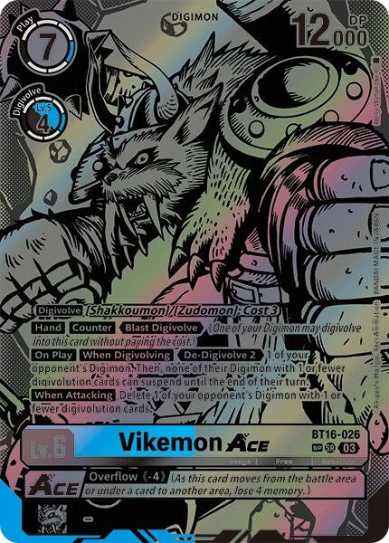 Image for Vikemon ACE (Textured) - Digimon Card Game