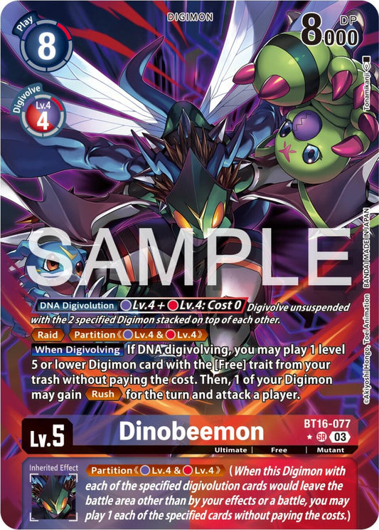 Image for Dinobeemon (Alternate Art) - Digimon Card Game