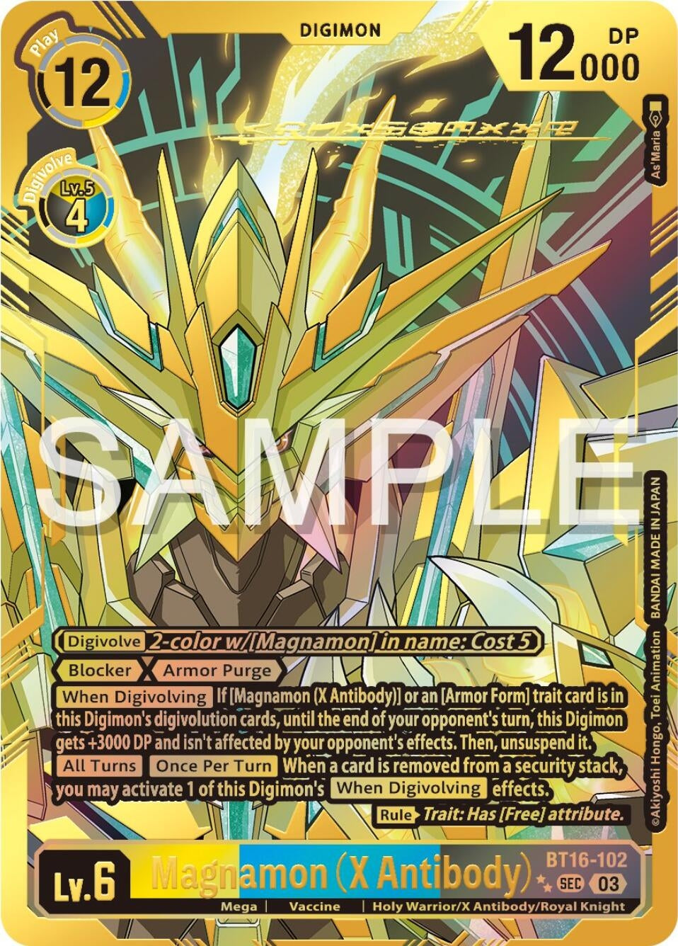 Image for Magnamon (X Antibody) (Textured) - Digimon Card Game