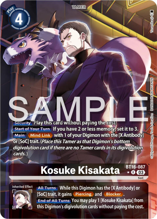 Image for Kosuke Kisakata (Alternate Art) - Digimon Card Game