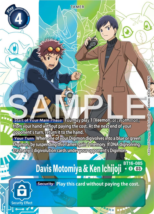Image for Davis Motomiya & Ken Ichijoji (Alternate Art) - Digimon Card Game
